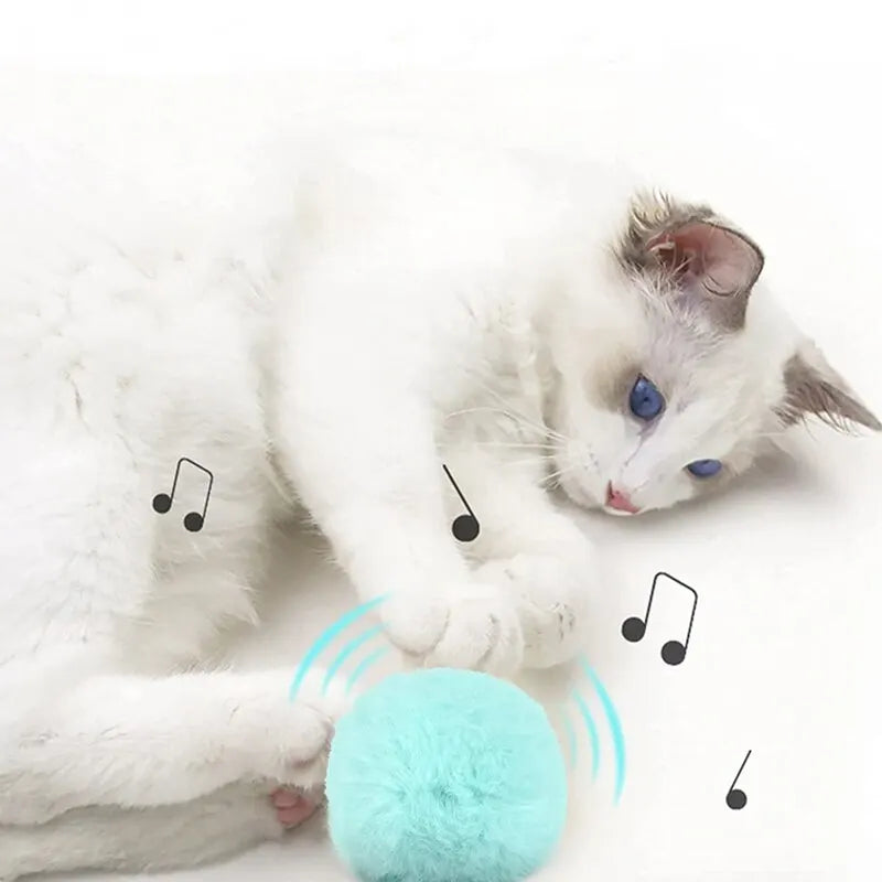 MeowMate Interactive Squeaker Ball