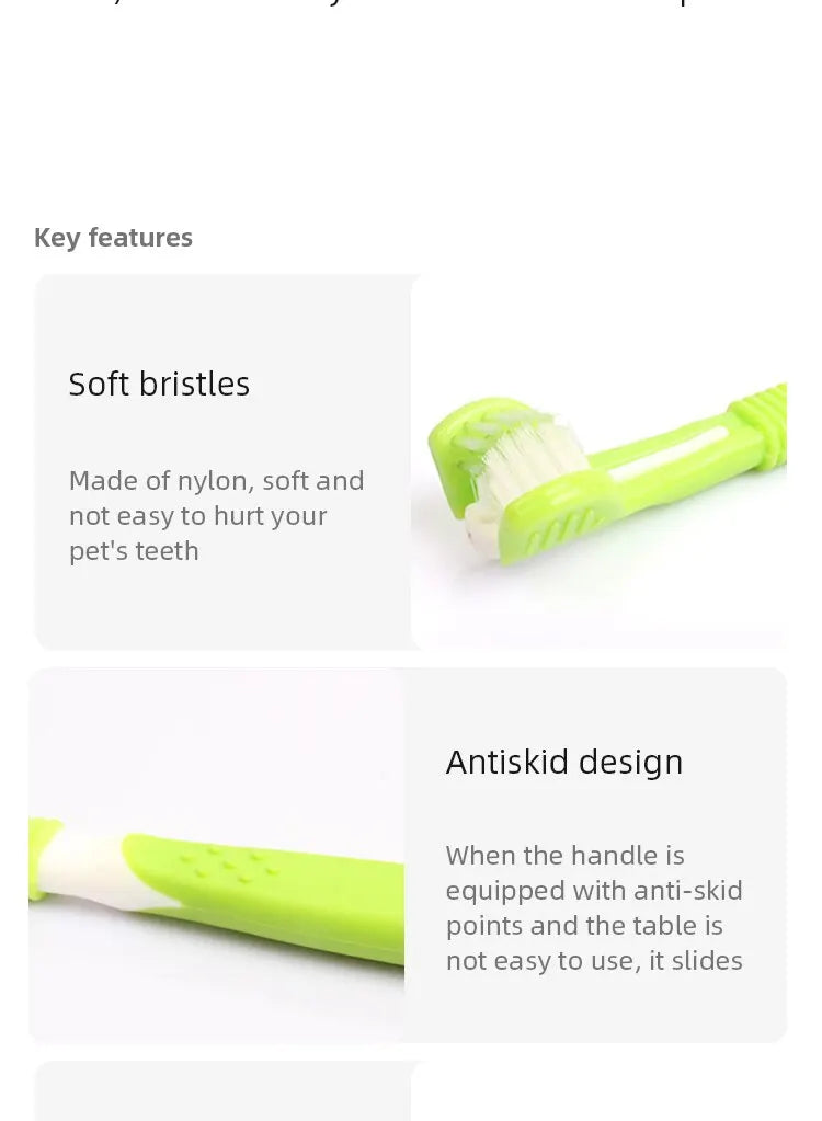 TriAngle Toothbrush for Pets