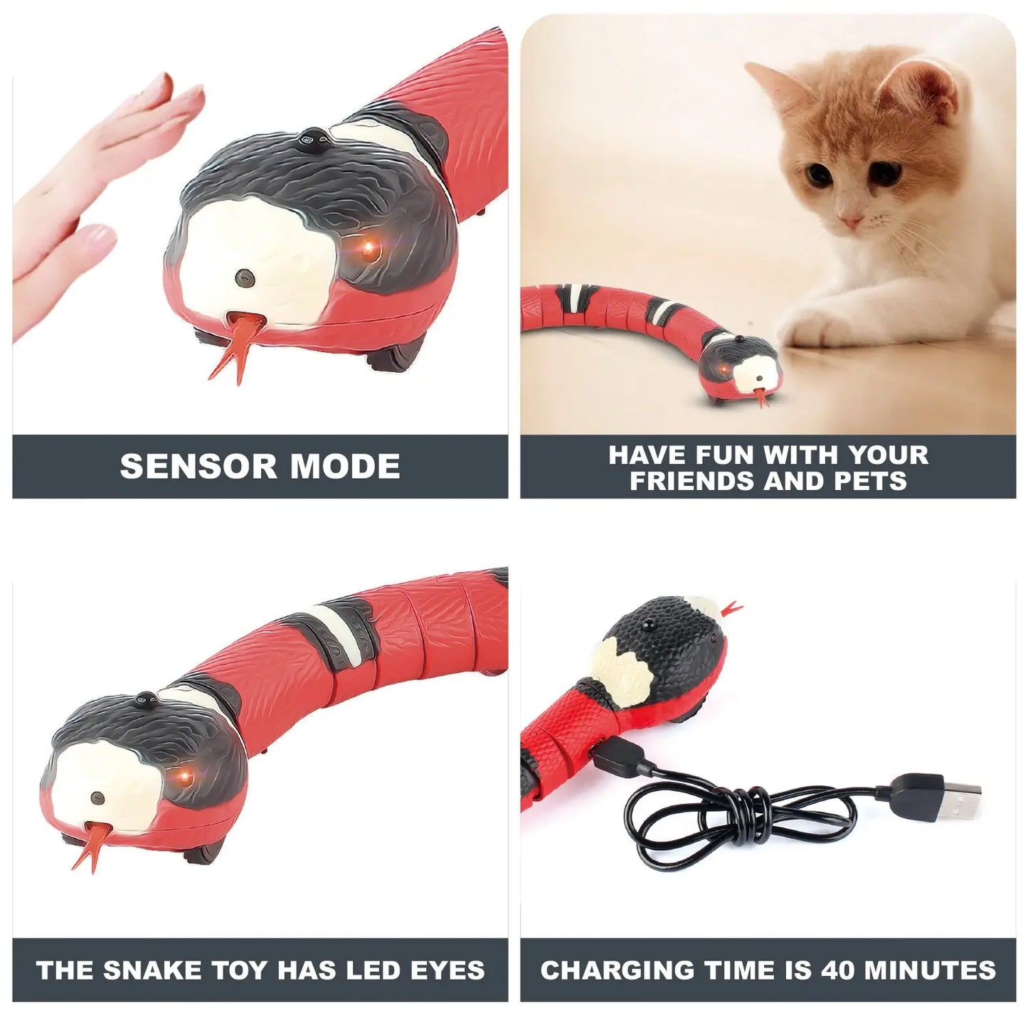 Meow Motion Smart Snake Toy