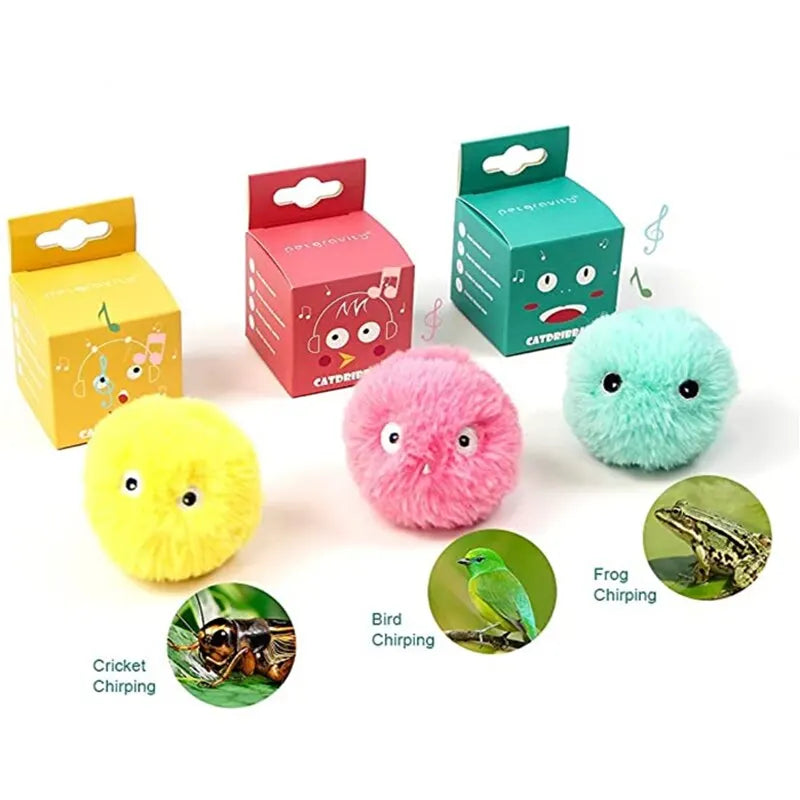 MeowMate Interactive Squeaker Ball