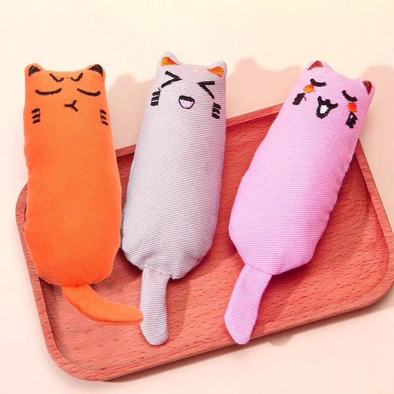 Cozy Claw Cat Chew Pillow - Pink