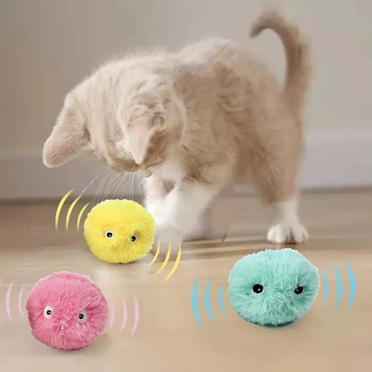 MeowMate Interactive Squeaker Ball